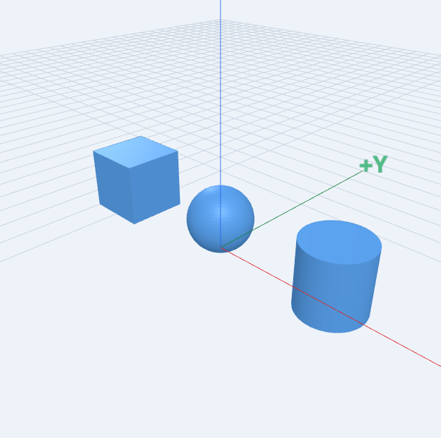 OpenSCAD Primitives example