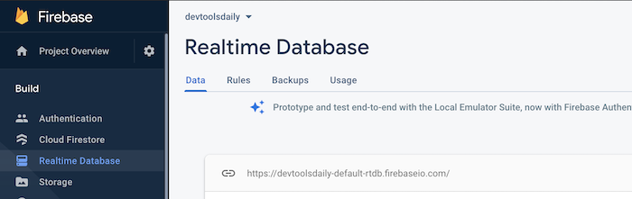 FireBase database